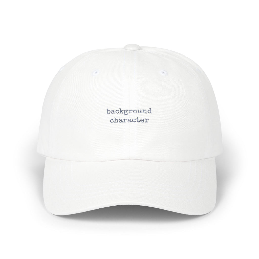Stylish Dad Cap with 'Background Character' Design