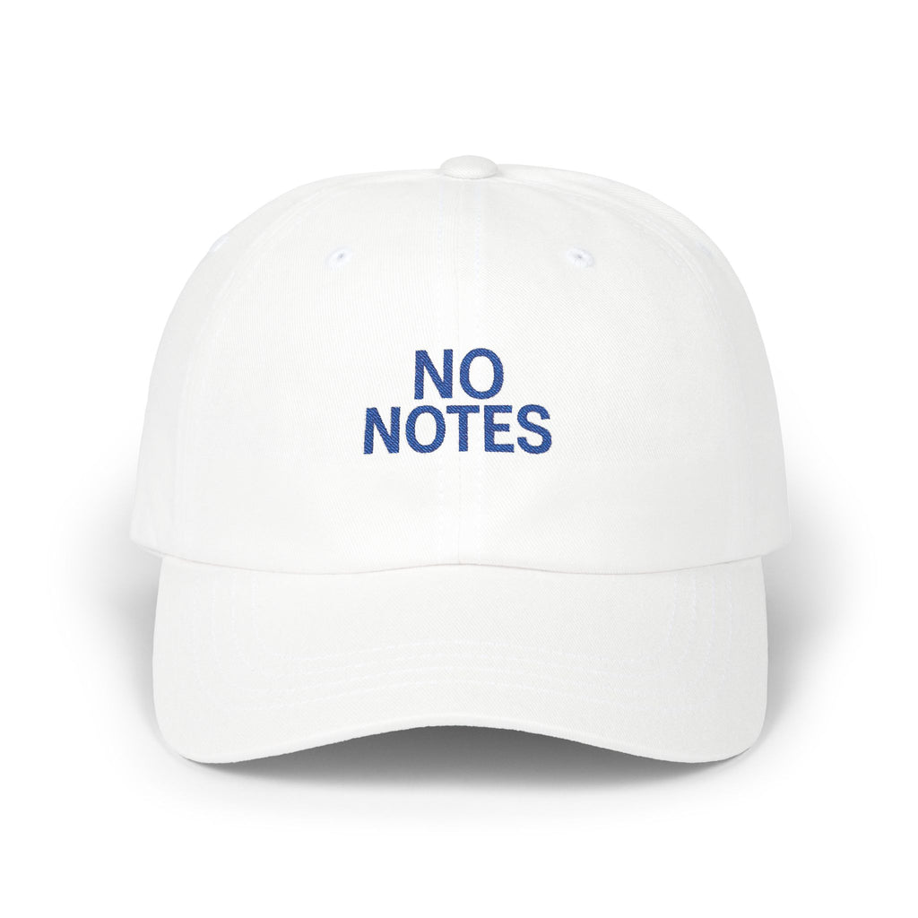 Stylish Dad Cap, NO NOTES Embroidered Hat