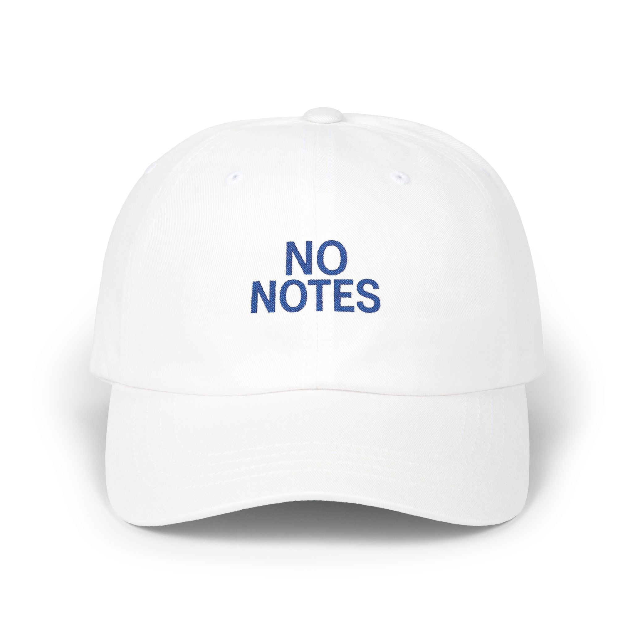 Stylish Dad Cap, NO NOTES Embroidered Hat